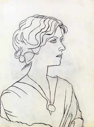 Portrait of Olga 1920 Pablo Picassoo